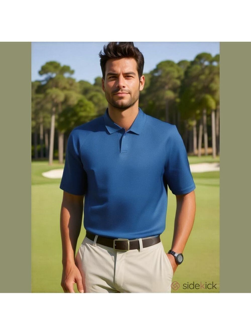Columbia Navy Polo Shirt Men's Size Large